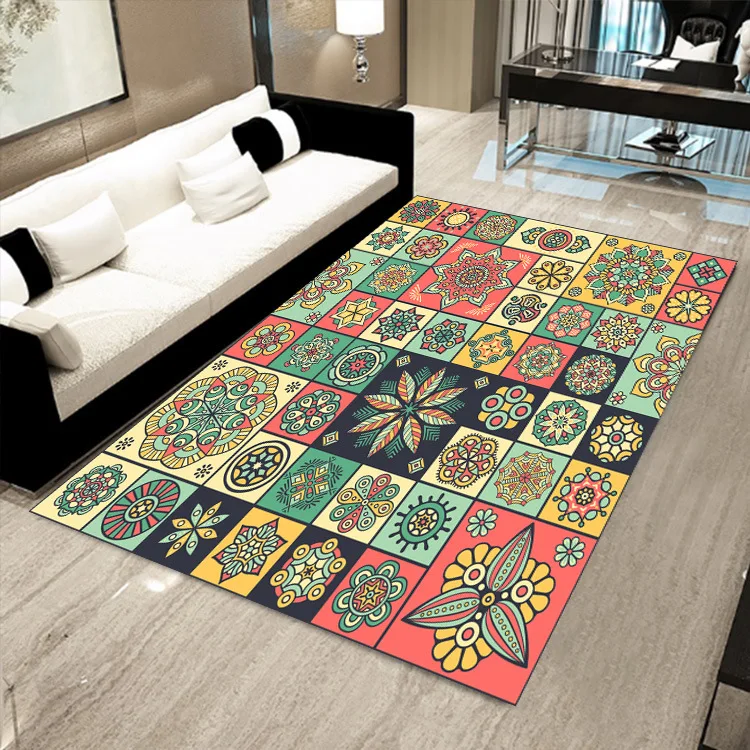 Ceny American Style Vintage 200x300CM wzorzyste dywan do salonu sypialnia gabinet duże dywaniki Tapis antypoślizgowe krzesło wycieraczka do butów
