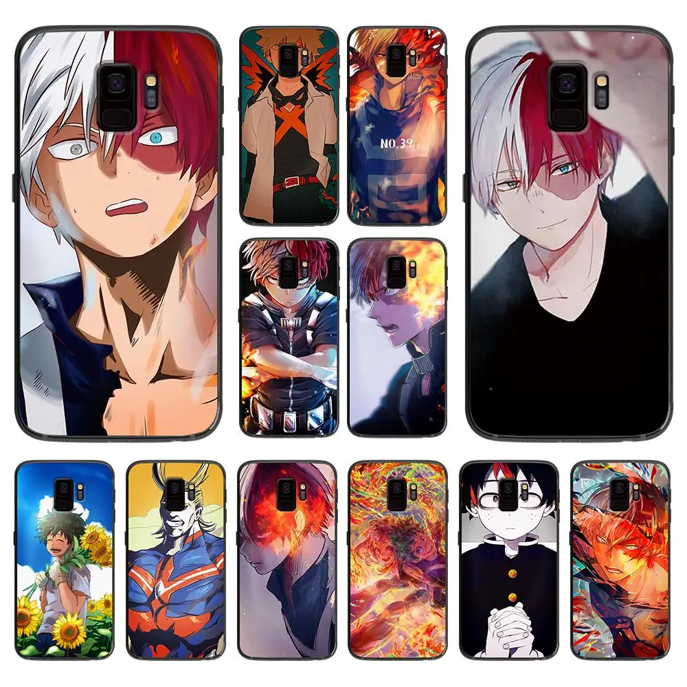 

My Boku No Hero Academia Todoroki For Samsung Galaxy A5 A6 A7 A8 A9 2018 2019 Plus M10 M20 M30 Soft phone case