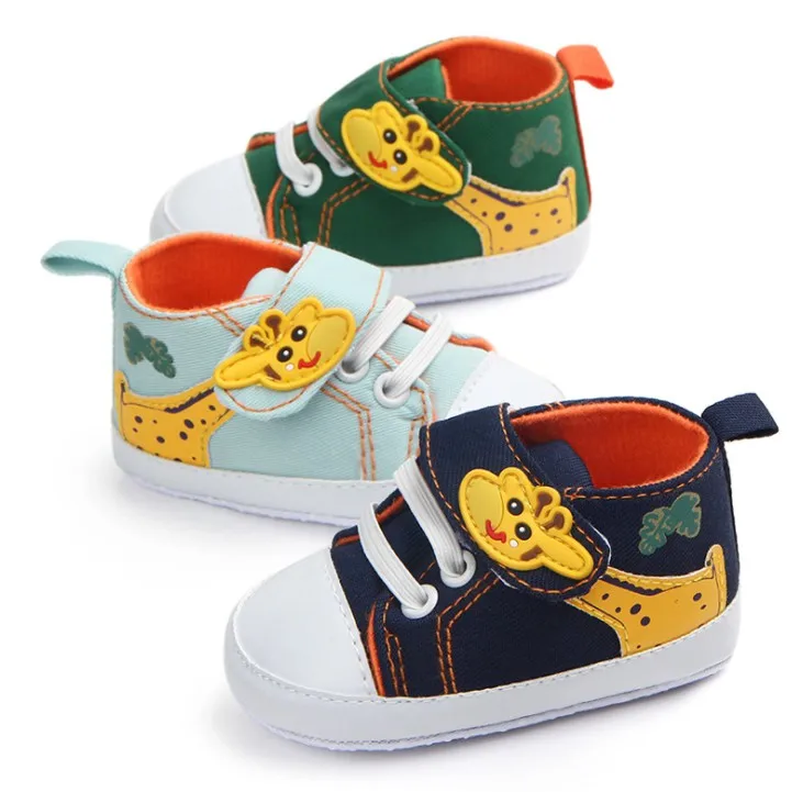

Baby casual shoes Toddler Shoes Kids Baby Boys Giraffe Canvas Anti-slip Infant Soft Sole
