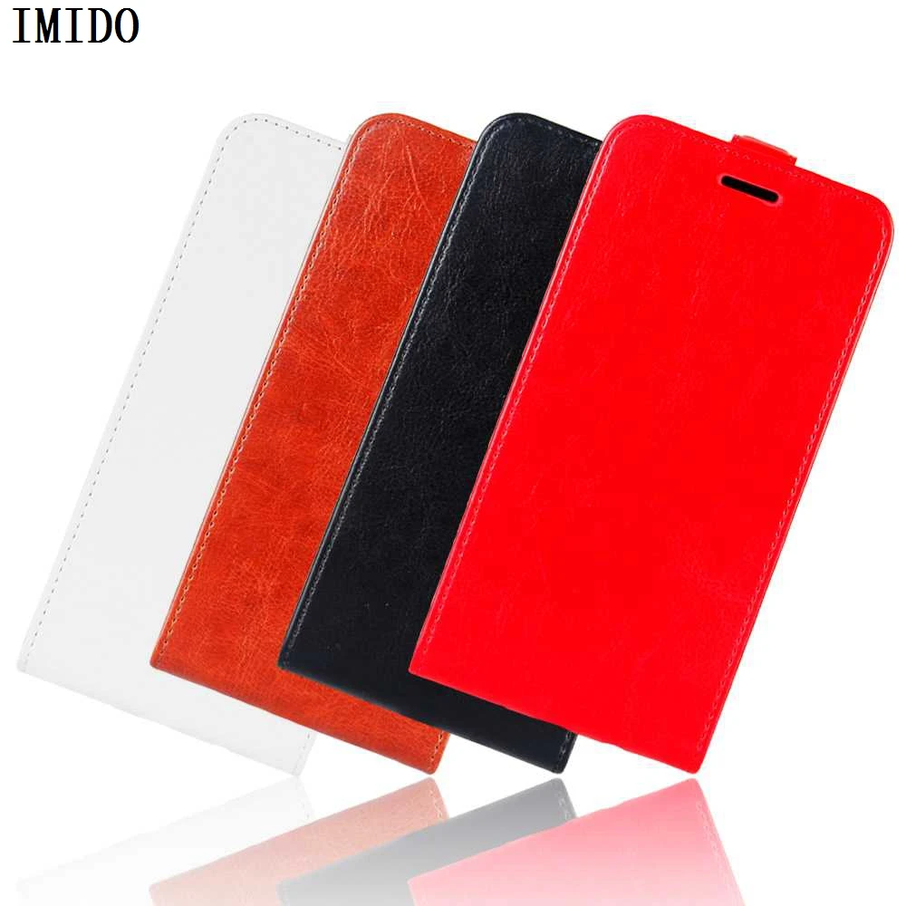 

IMIDO PU Leather Flip back phone case For Huawei Y5 2018 DRA-L01 DRA-L21 With Card Holder Mobile Phone Bags Cases