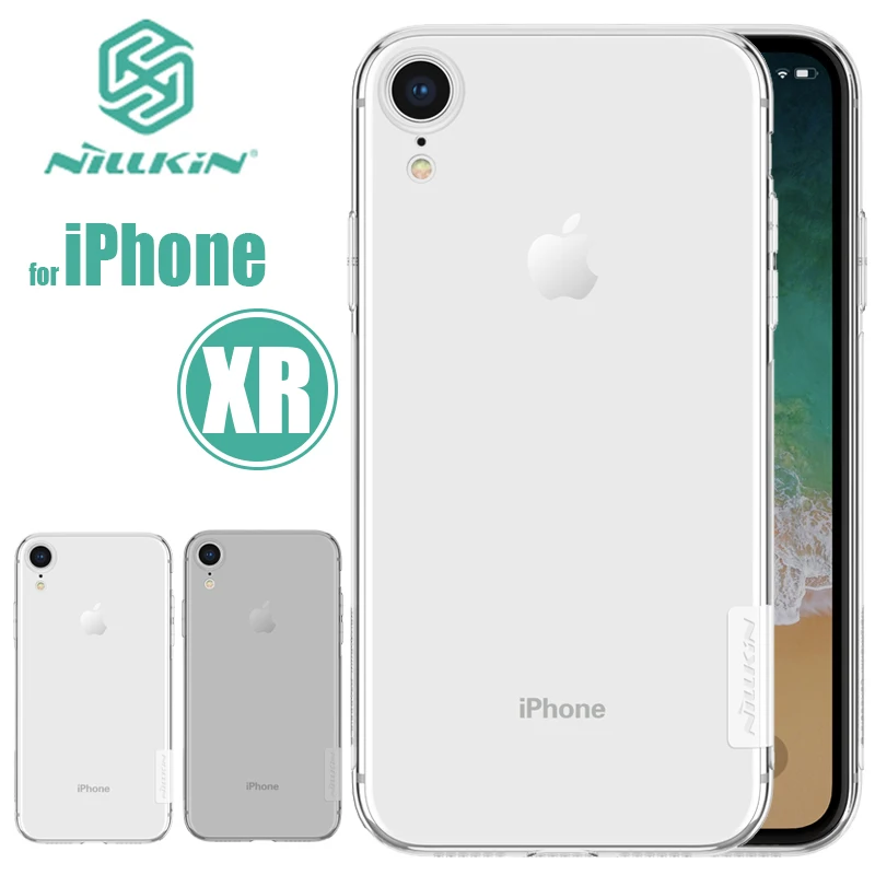 

NILKIN For iphone XR Nillkin Nature Transparent Clear Soft Silicon Phone TPU Protector Cover For iphone XR cell phone case cover