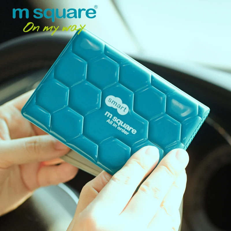 M Square Travel Credit Card Holder Driving License Cover ID Business
