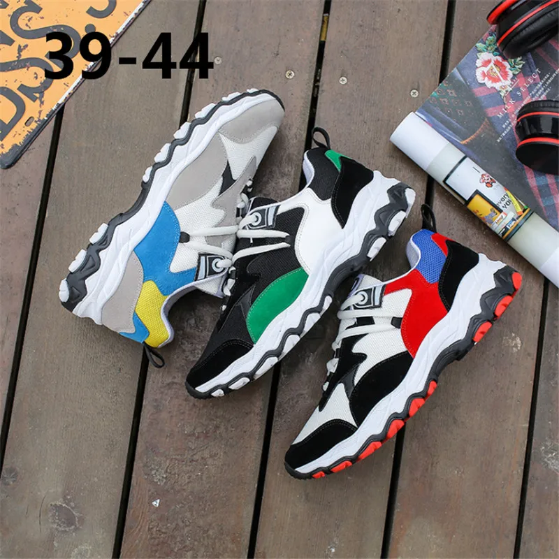

Outdoor soft bottom breathable new color matching outdoor non-slip fashion men's vulcanized shoes