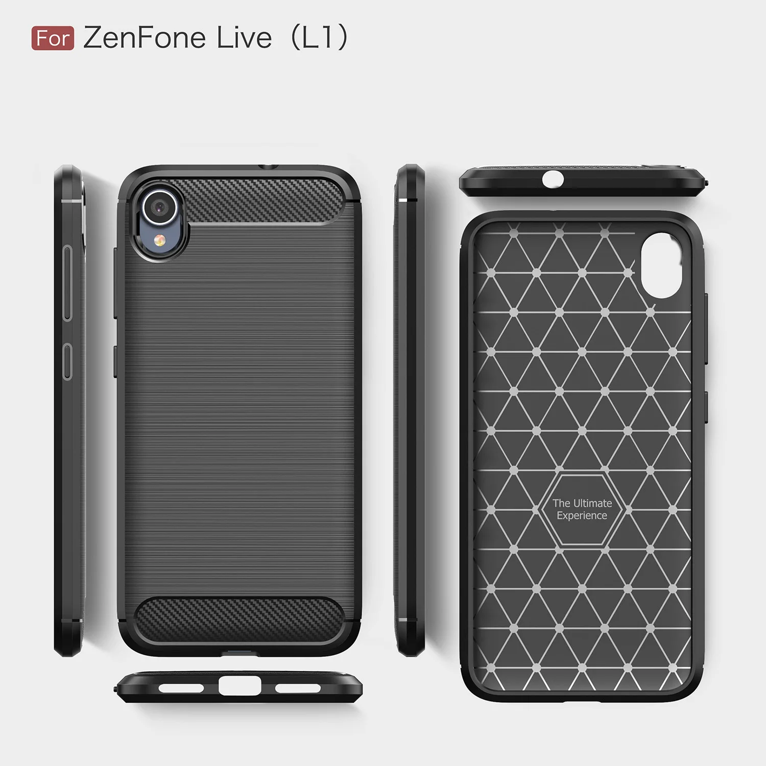 Чехол из углеродного волокна ZA550KL для Asus ZenFone Live L1 мягкий силиконовый чехол