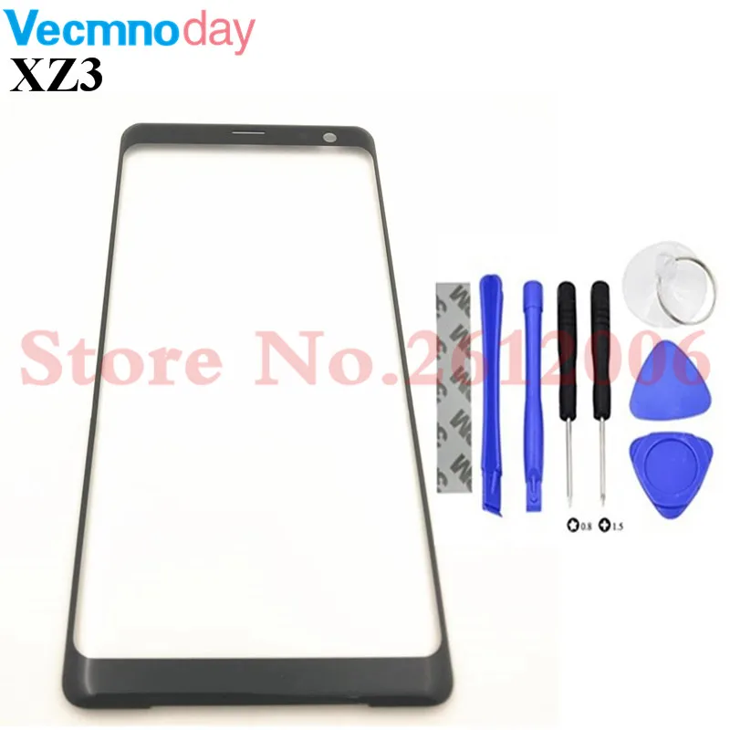 

High Quality 6.0 inches Touch Screen Outer LCD Front Screen Glass Lens Cover For Sony Xperia XZ3 Replacement Parts