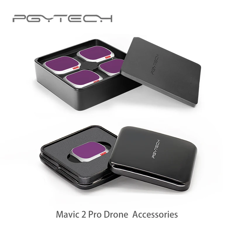 

PGYTECH DJI Mavic 2 Pro Filters Drone Camera Lens Filter HD ND8 16 32 64-PL Filters Combo for Mavic 2 Pro Drone Accessories