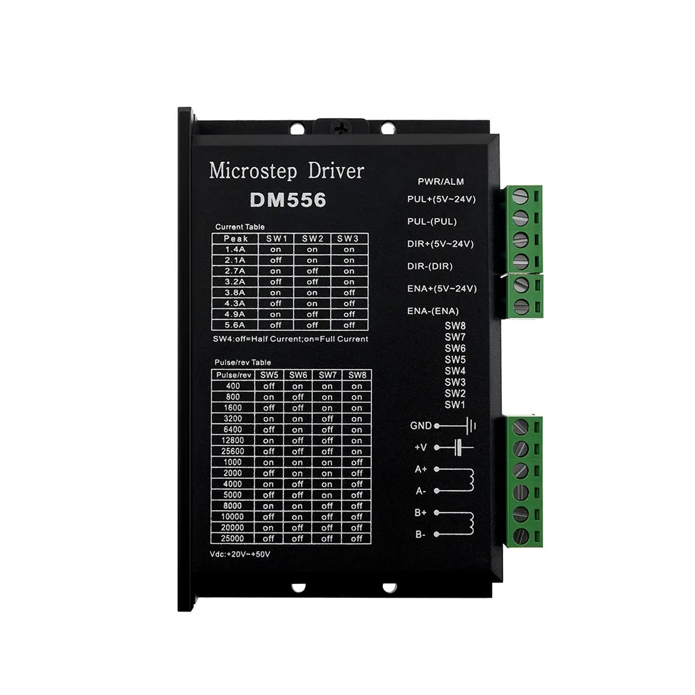 

DSP digital 57/86 stepper motor driver 256 subdivision DM556 instead of M542/2M54/TB6600