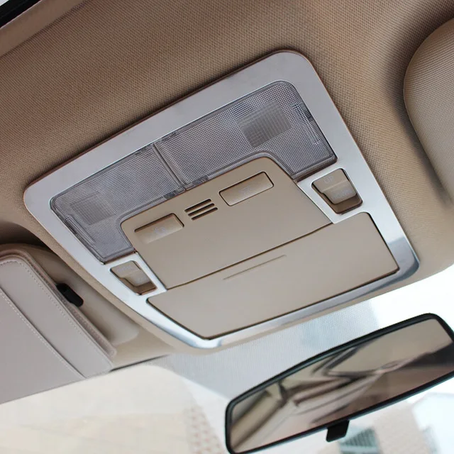 

ABS Chrome for Toyota corolla 2014 2015 Car front rear reading Lampshade light frame cover trim accessories 3pcs