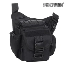 Indepman 600D Nylon Fabric Military Tactical Backpack Waterproof Hunting Shoulder Bag Army Molle System Durable Sport