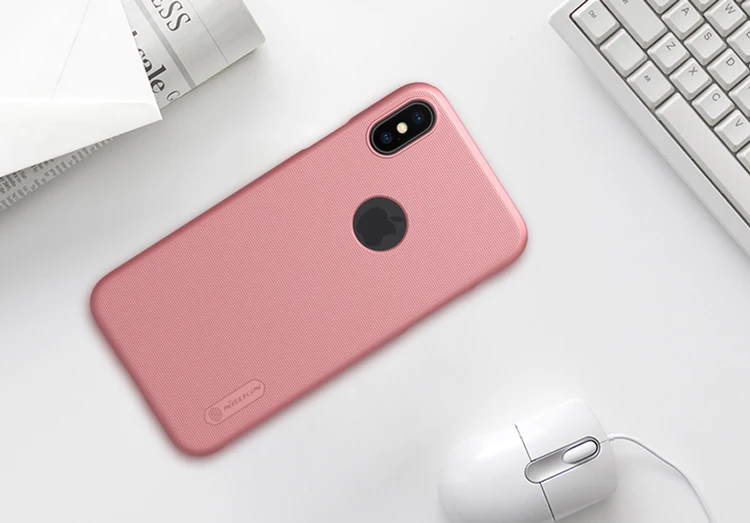 iphone 8 plus phone case for iPhone XS X Case Nillkin Super Frosted Shield Ultra-Thin Hard Back PC Cover Nilkin Case for iPhone X XS Matte Phone Case iphone 7 cardholder cases