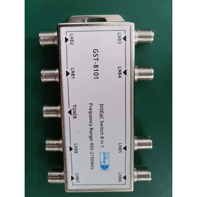 

Popular Wholesale 8 x1 Satellites 2.0 Diseqc Switch for Multi-sats