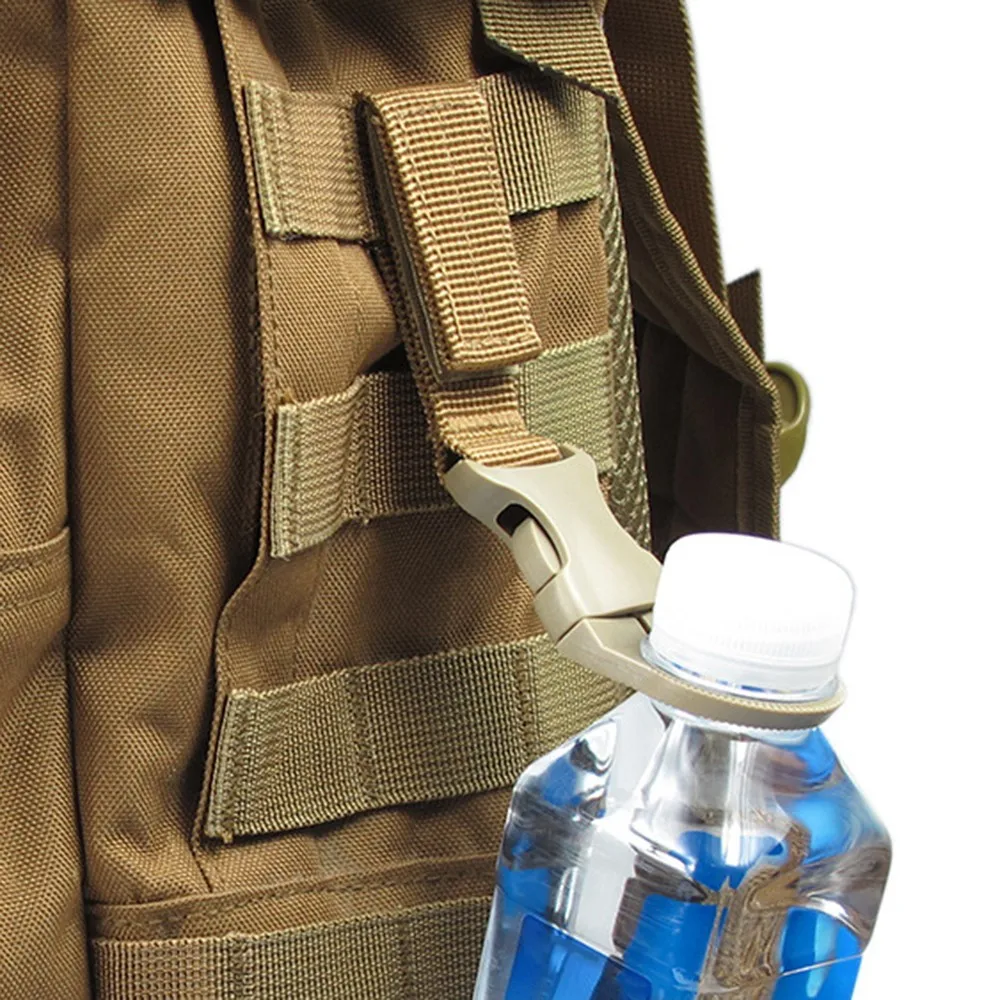 Тактический Molle Пряжка бутылка для воды карабин зажим лямки ремень крепления рюкзак подвесной брелок для кемпинга Пешие прогулки