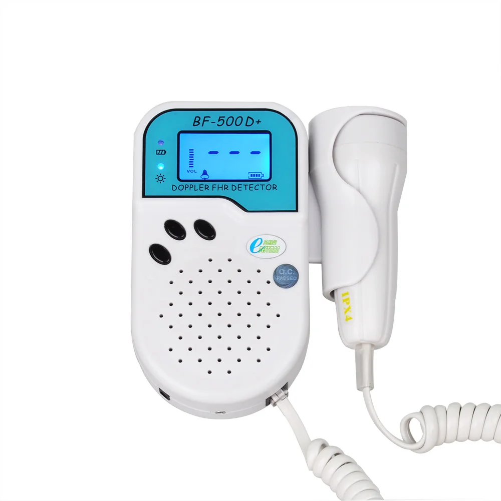 Fetal doppler use 2Mhz probe LCD digital display fetal heart rate baby monitor  ultrasound doppler fetal