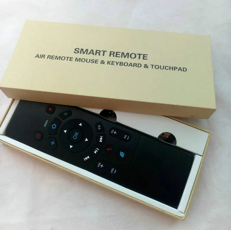 Беспроводная клавиатура Air mouse 2,4G, английский, русский, T6 Plus, 7 цветов, с подсветкой, тачпад, пульт дистанционного управления для Android tv Box, проектор
