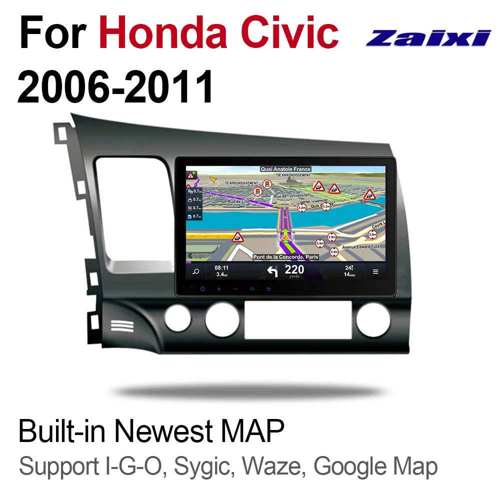 Автомобильный мультимедийный плеер ZaiXi 2 Din 10 1 дюйма WIFI GPS навигация Авторадио для