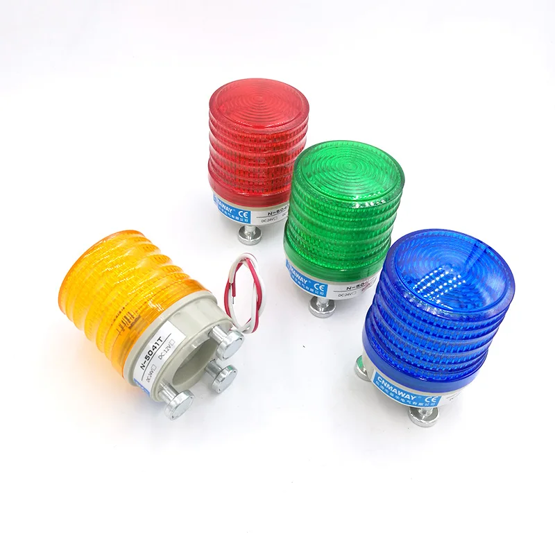 N-5041T Magnetic Indicator light siren horn warning light LED lamp small  flashing light security alarm 12V 24V 220V