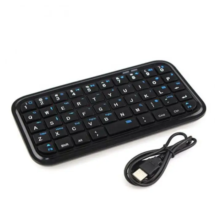 Беспроводная мини клавиатура перезаряжаемая Bluetooth клавиатура для планшета PS4 телефон Raspberry Pi 8 DJA99