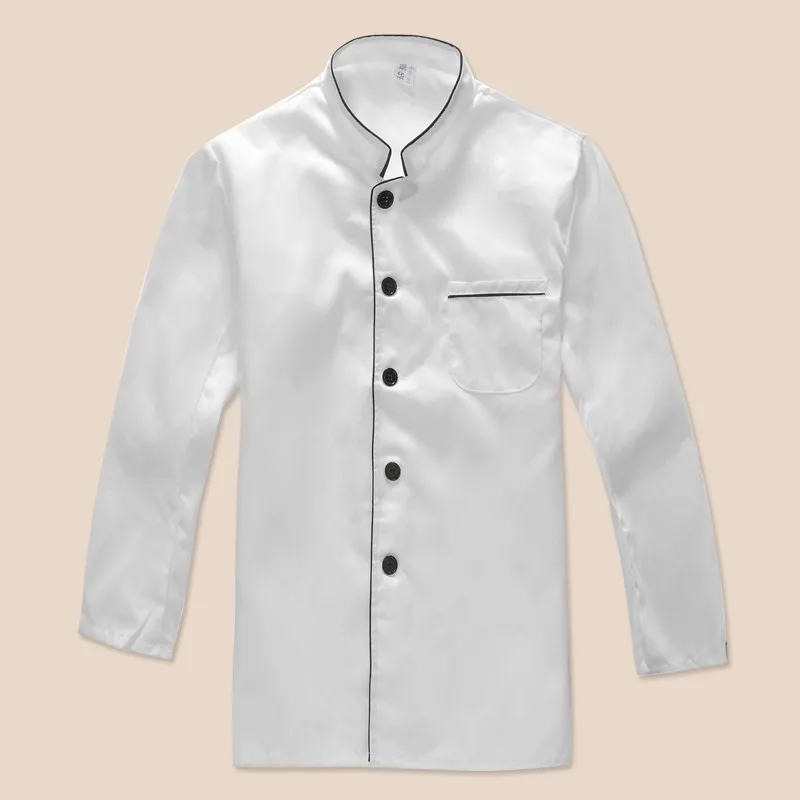 2017 Chef Uniforms Chefs Clothing for Men Women Work Food Services Cooking Costume Coat Long