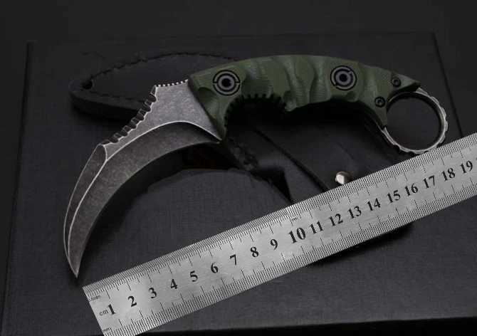 Дешево Керамбитовый нож D2 стальное лезвие G10 ручка Отдых EDC инструмент выживания разведка карман Подарочный нож