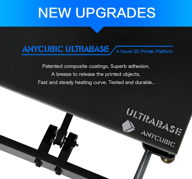 Anycubic 3D printer impresora 3d Newest Upgrade imprimante 3d Prusa i3 3d printer Kit High Precision Ultrabase Platfrom (3)