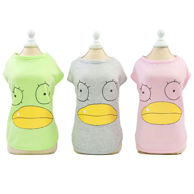 

Summer Cartoon Dog Vest Pet Dog Clothes Shirts Pet Clothing for Dogs Costume Pug French Bulldog Clothes for Dogs Pets Clothing