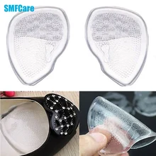 1pairs Medical Transparent Silicone Toe Pads Forefoot Pad High Heel Feet Gel Cushion Pads Insole Shoe Grips Foot Care Z09601