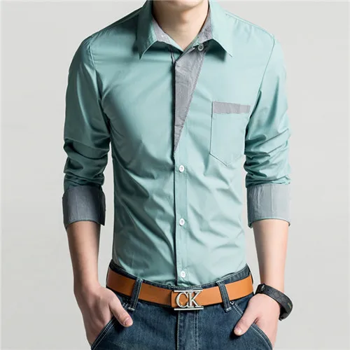 Aliexpress.com : Buy Punk Casual Men Shirt Long Sleeve