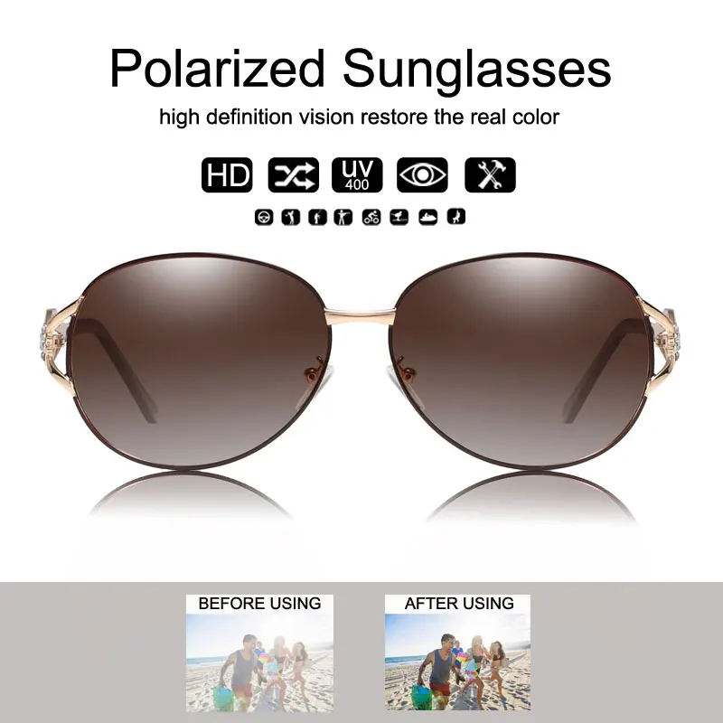 MYMARCH 2019 New Luxury Polarized Women Sunglasses Fashion Round Ladies Vintage Brand Design Cat Eye Woman Female Glasses Oculos MYMARCH 2019 New Luxury Polarized Women Sunglasses Fashion Round Ladies Vintage Brand Design Cat Eye Woman Female Glasses Oculos