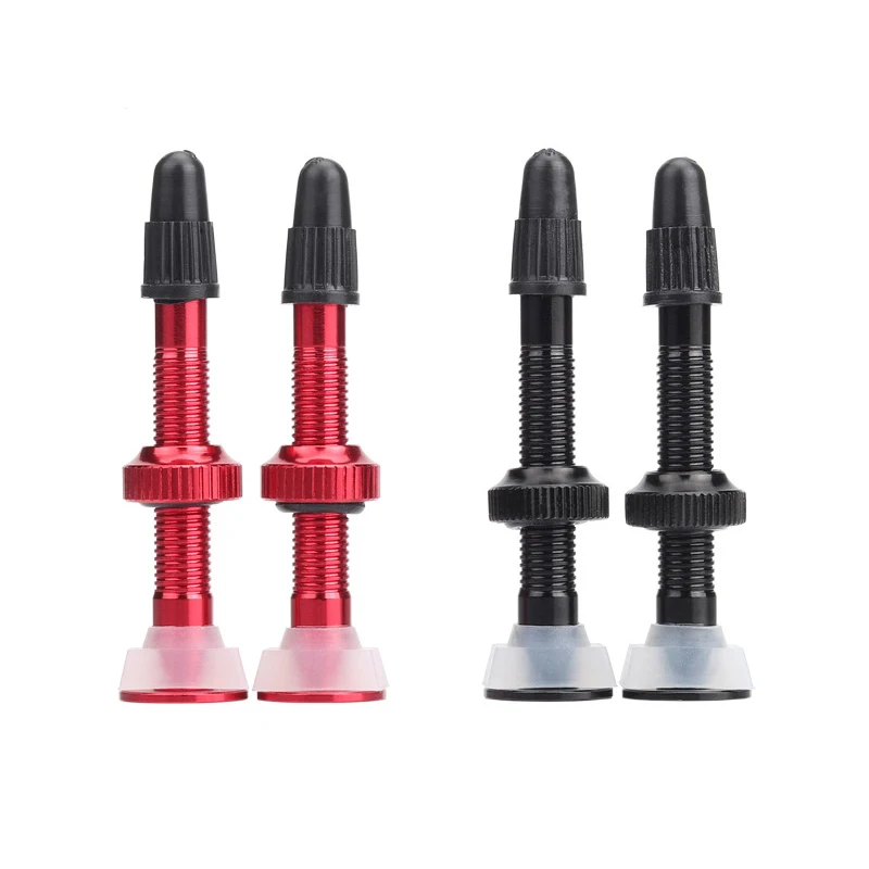 

1 pcs 52mm bicycle tubeless valve for MTB road bike presta valve high quality aluminum alloy bike tubeless tire FV valve