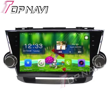 

Topnavi 10.1'' Quad Core Android 6.0 Car GPS Navigation For TOYOTA Highlander 2009 2010 2011 Radio Audio Multimedia ,No DVD