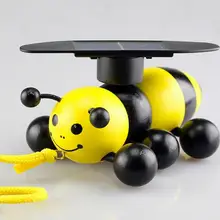 Насекомое солнечная игрушка Шмель DIY игрушка питание от солнечной батареи Новинка Обучающие игрушки подарок
