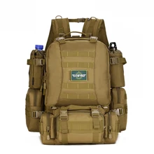 50L водонепроницаемый тактический камуфляжный рюкзак для мужчин, для путешествий, спорта на открытом воздухе, военный мужской рюкзак для альпинизма, туризма, альпинизма, кемпинга