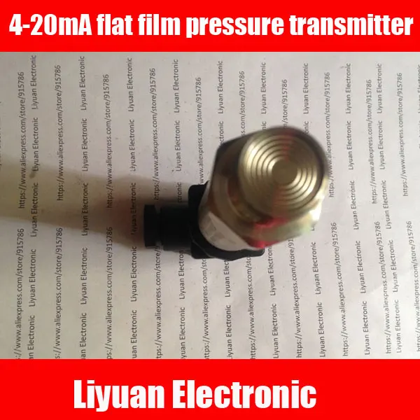 

4-20mA flat film pressure transmitter / 0.25-10MPA flush membrane pressure sensor / M20*1.5 sanitary pressure transmitter