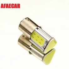 AFAECAR 1 pc 1156 BA15S 1157 BAY15D 5 W cob Carro Luzes Led Luzes Traseiras de Freio