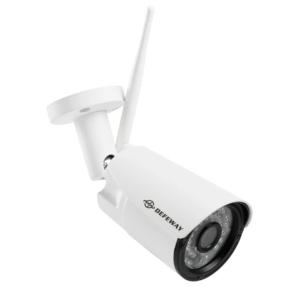 DEFEWAY 4CH NVR 1080P Wifi H.265+ CCTV System Kit 2MP Weatherproof Security Wireless Camera Video Surveillance System Kit 4Pcs