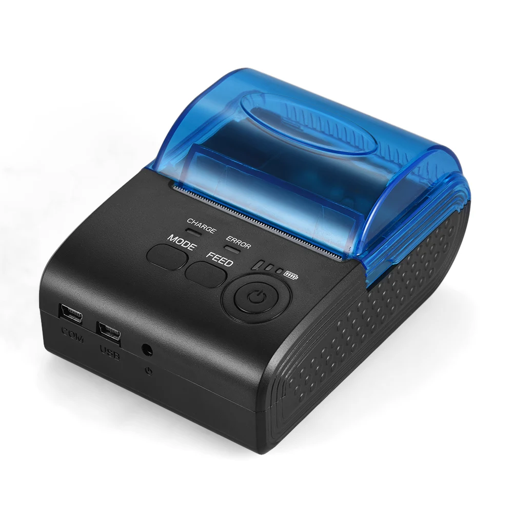 Aibecy термопринтер портативный мини принтер 58 мм Bluetooth USB для чеков билетов POS