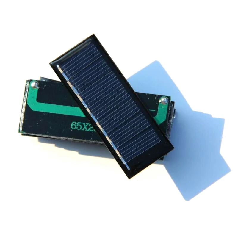

Wholesale 100PCS/Lot 0.2W 3.5V Mini Solar Panel Polycrystalline Solar Cell Easy For DIY Small Power Applications Free Shipping