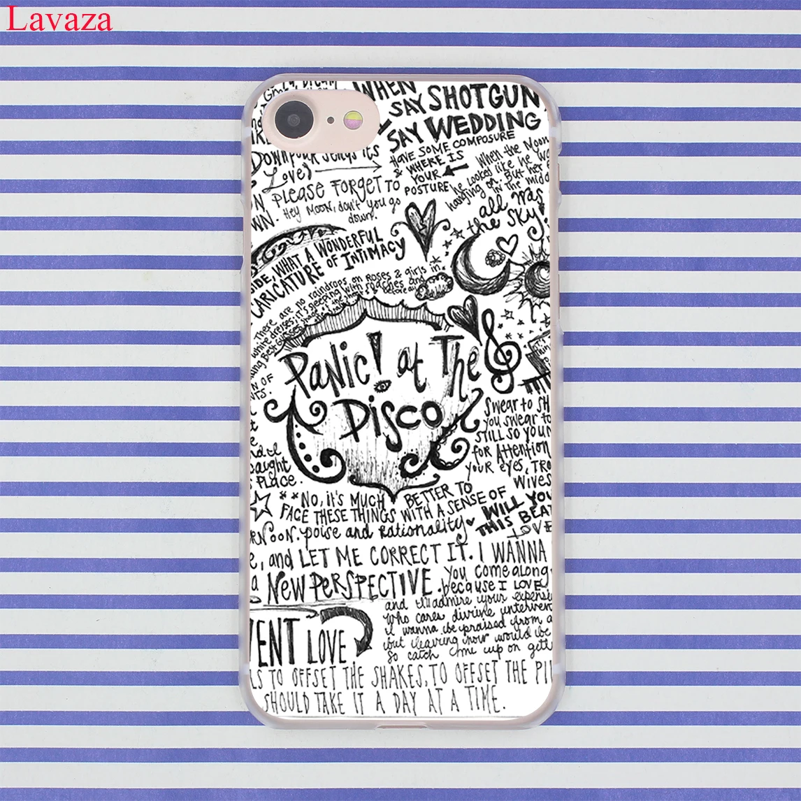Lavaza Panic! Жесткий Чехол для iPhone XR XS X 11 Pro Max 10 7 8 6 6S 5 5S SE 4S 4|phone cases|6s pluscase for phone |