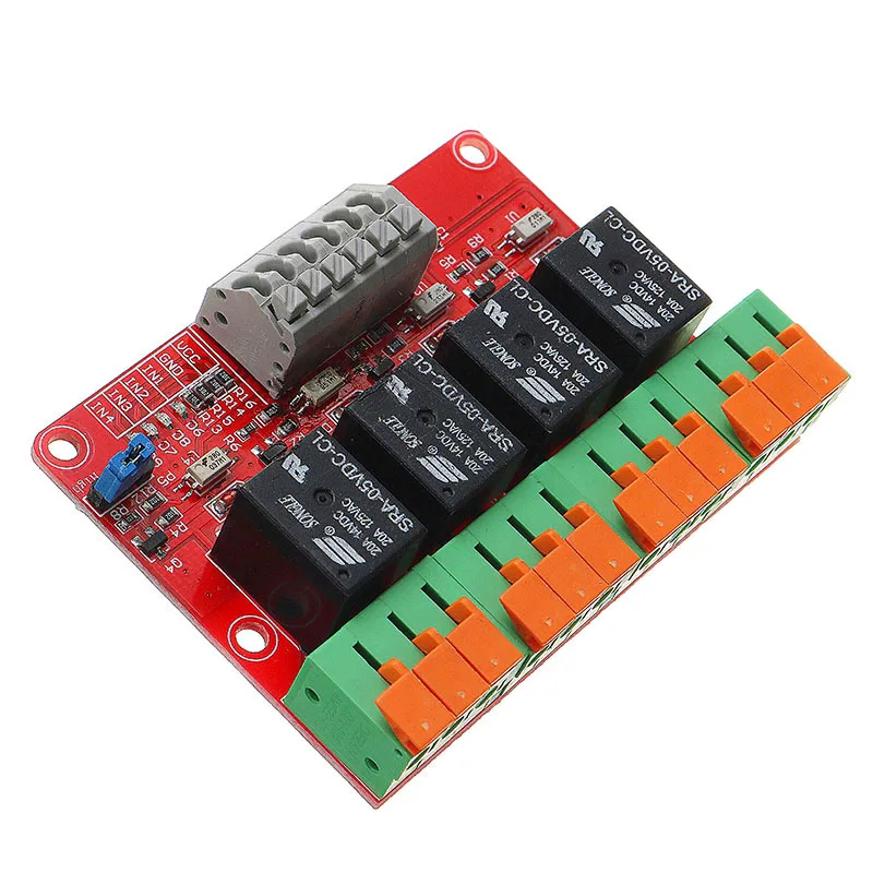 Новый 4/8 канал 20A релейный модуль управления для Arduino UNO R3 Raspberry Pi|Интегральные