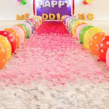 1000 шт шелковые лепестки роз Свадебные и украшения для вечеринки сделанные своими руками искусственные лепестки роз Дешевые 9 цветов