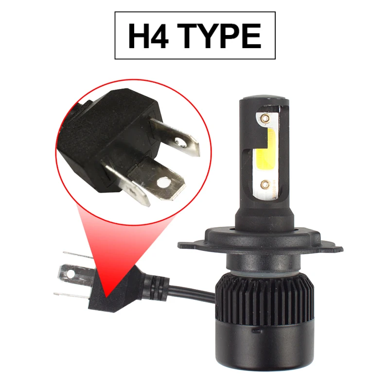 H7 светодиодный лампы автомобиля Headl светильник H4 светодиодный H1 H11 72W фары для тумана светильник 12V 24V авто фары лампы Универсальный 8000LM 6500 к Автомобильный светодиодный H4 H7 светильник
