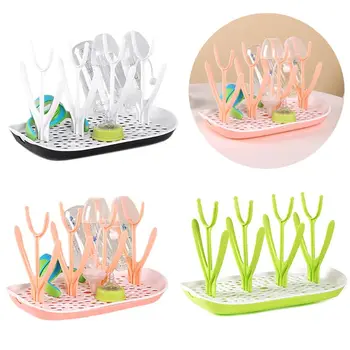 

Baby Bottle Holder Detachable Kids Cup Drying Rack Bottles Portable Storage Multifunction Drain Racks