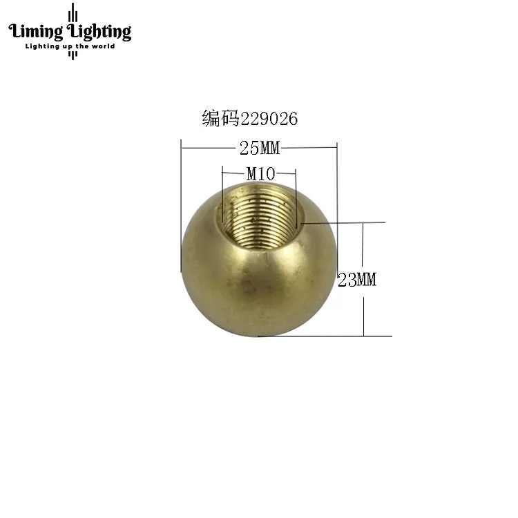 10 шт. Чистая медь M12 в зуб потолок M10 M8 M6 M5 M3 круглый латунный женский шаровой головкой Гайка части лампы фонари части DIy винт