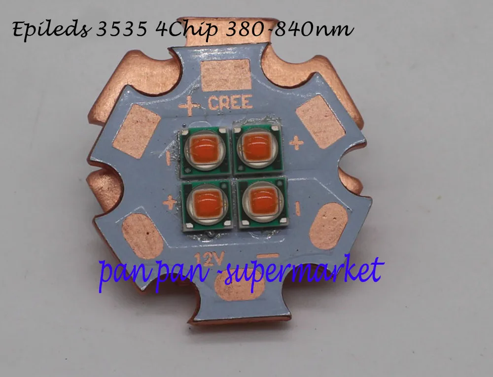 4 чипа Epi led s 3535 3 В/6 в/12 В светодиосветодиодный 18 Вт мощный светодиодный излучатель