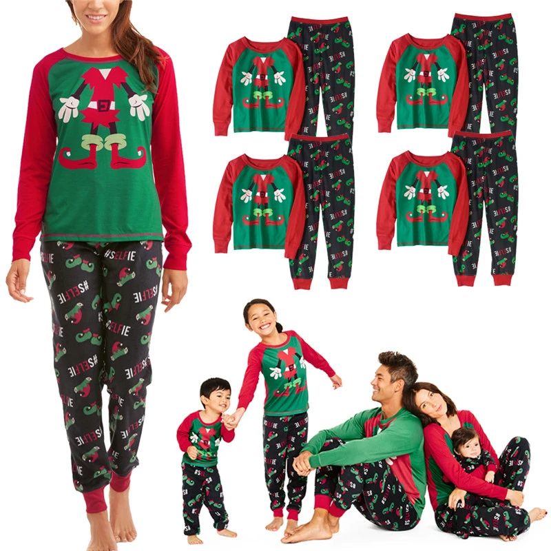 girls plus size christmas pajamas