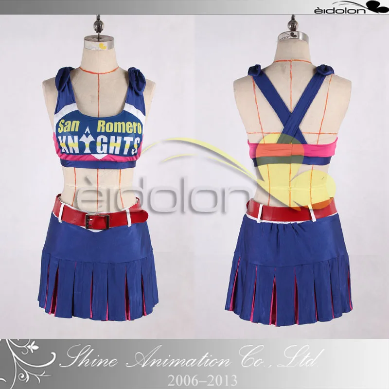 2016 Game Lollipop Chainsaw Juliet Starling Cosplay Costume For Christmas Halloweenin Anime