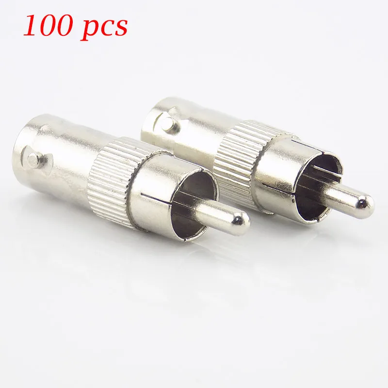 

Gakaki 100pcs wholesale BNC Connector female to RCA male Plug COAX Adapter Connector for CCTV RG59 cable Extension Video Camera