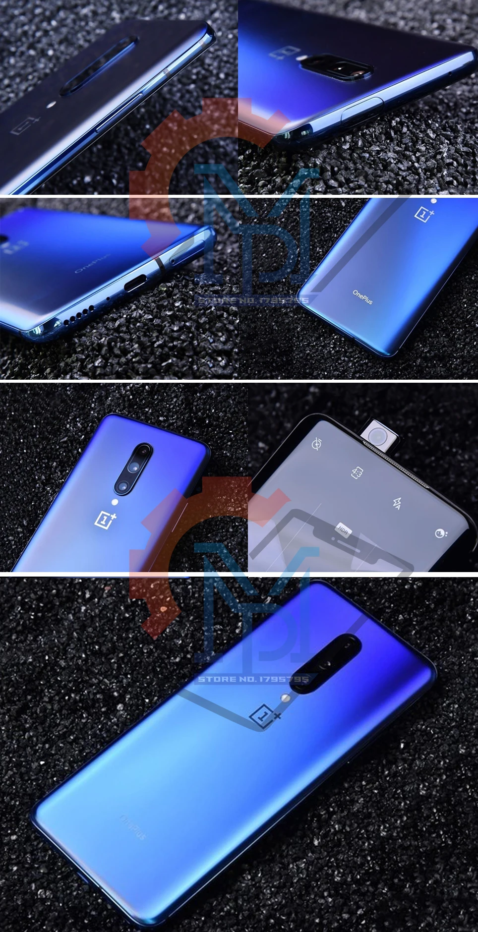 Мобильный телефон Oneplus 7 Pro с глобальной прошивкой, 6,6" жидкий AMOLED дисплей, 6 ГБ ОЗУ, 128 Гб ПЗУ, Snapdragon 855, 48 МП камеры, NFC Смартфон