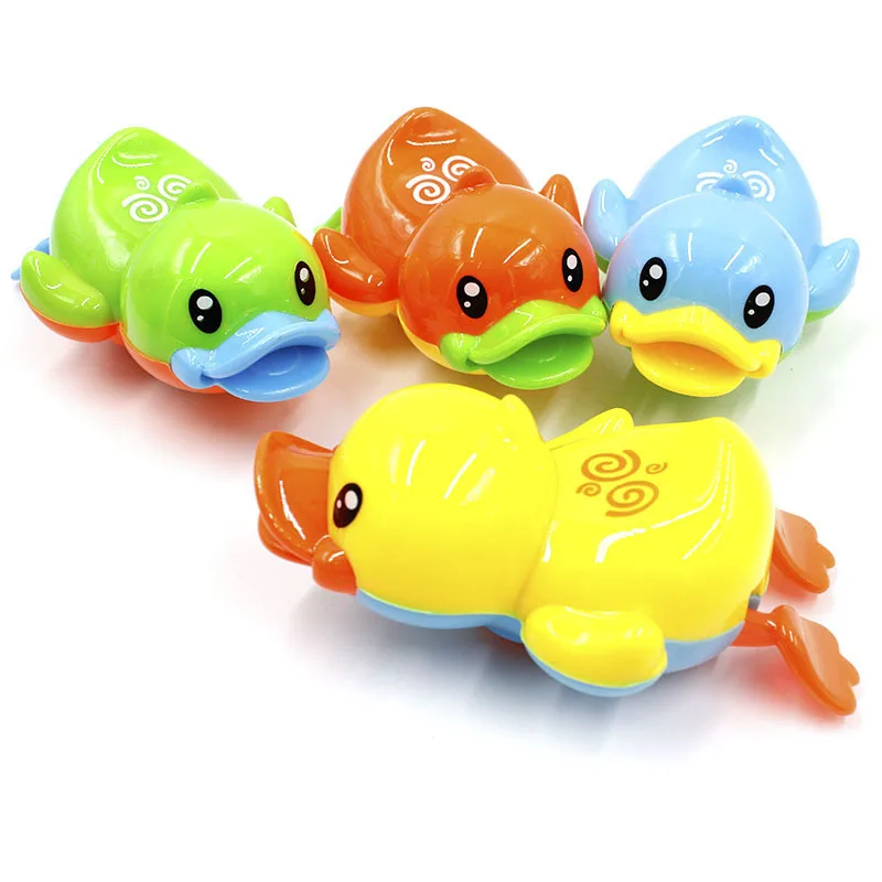 Детские игрушки для купания затычки Wind up Frogman Ванна игрушка для дайвера плавательный лягушка детская ванная черепаха утка Ванна игрушка