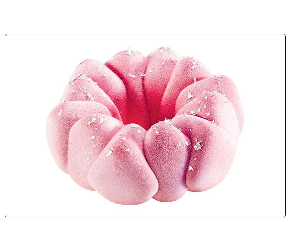 SILIKOLOVE для украшения торта прессформы Круглый камень Форма силиконовая форма для выпечки в форме цветка брауни мусс сделать десерт Пан
